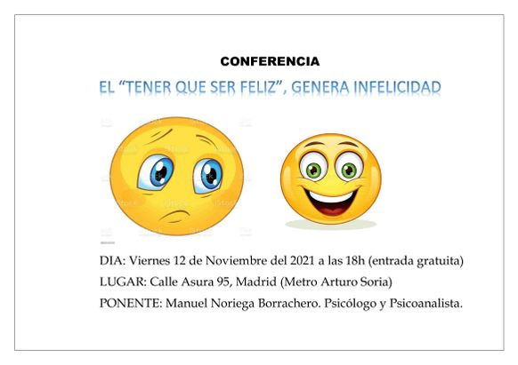 conferencia cartel